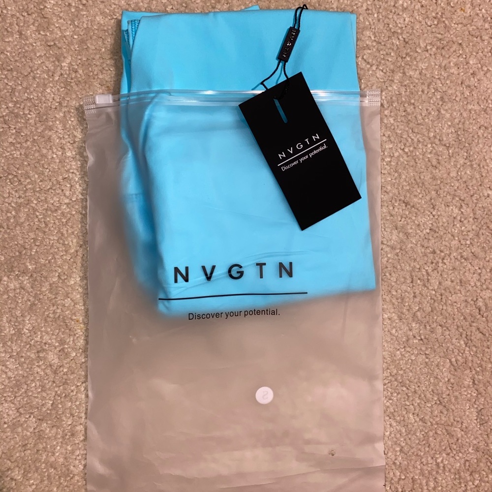 Powder blue signature leggings